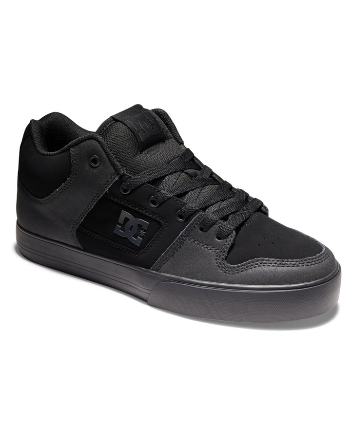 DC Shoes Herren PureSneaker 44.5 EU Black Black Gum, 44.5 EU Black Black Gum