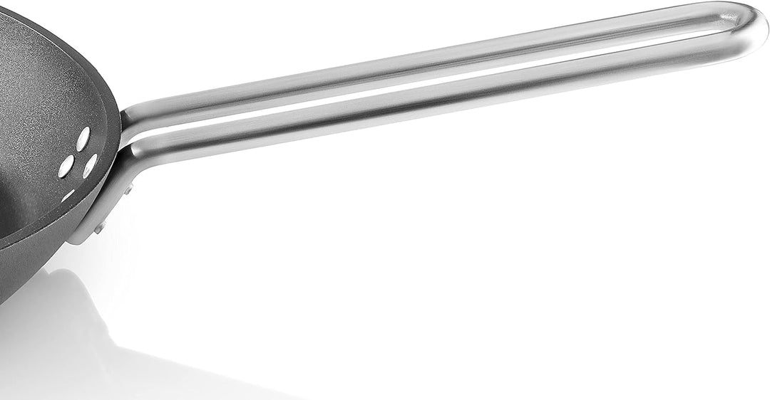 Eva Trio | Profi. bratpfanne Ø24cm | Langlebige und einzigartige Antihaftbeschichtung | Schwarz 24 c