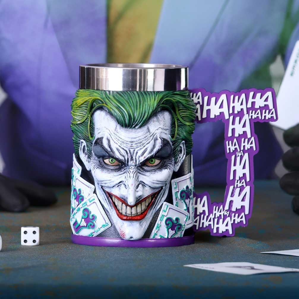 Nemesis Now Krug Kanne Offizielles Lizenzprodukt von The Joker, Violett, 15,5 cm, Kunstharz