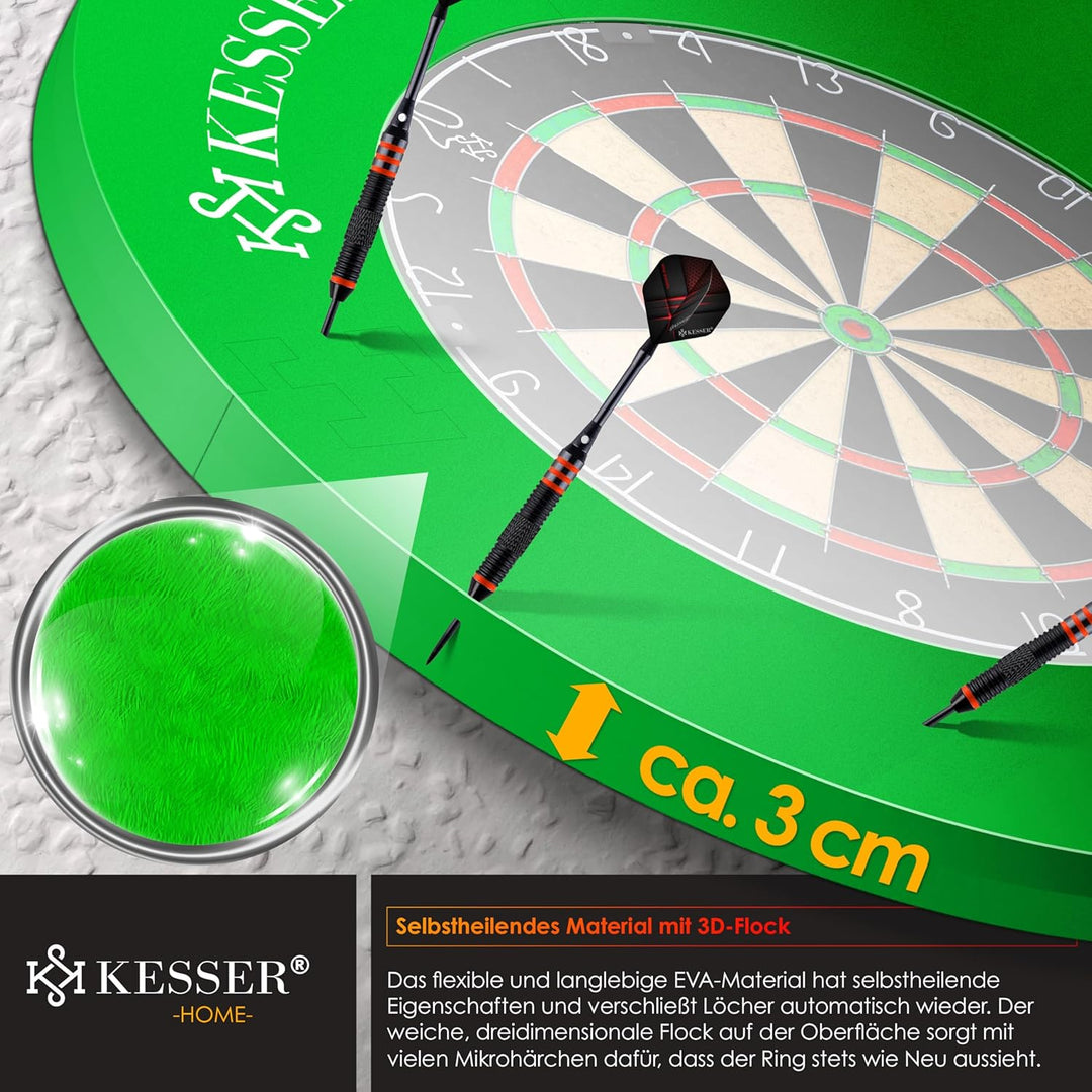 KESSER® Dartscheibe Catchring Schutzring Ø45cm | Auffangring rund Stabiler Wandschutz Zubehör | pass