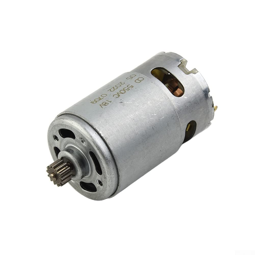 Elektrischer Bohrmotor, RS550 Motor 13 Zähne Ersatz für Bosch Akku-Bohrschrauber GSB/GSR120-LI 18V E