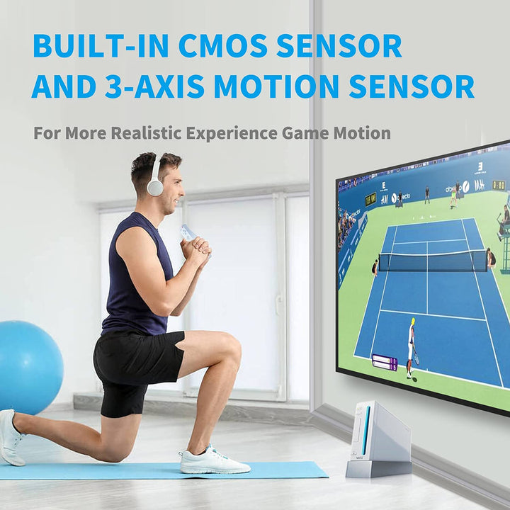 TechKen Controller für Wii mit Motion Plus und Wii Nunchuck Controller Wii Fernbedienung Nunchuk Kon