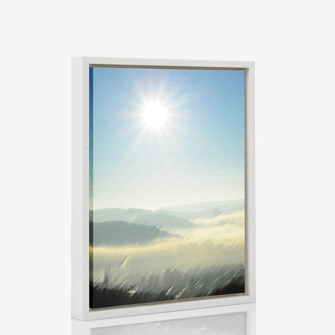 rahmengalerie24 Schattenfugenrahmen 50x80 cm weiss für Leinwand Bilderrahmen Keilrahmen für Leinwänd