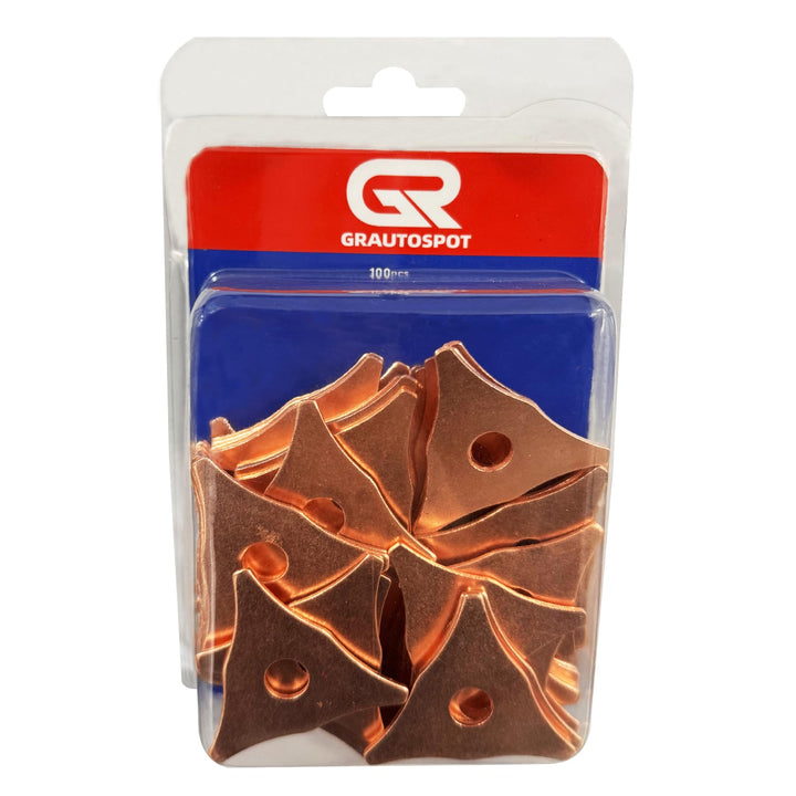 100 PCS Welding Kit Accessories, Triangular Gasket，OT Gasket, Round Gasket Dent Puller Rings for Spo