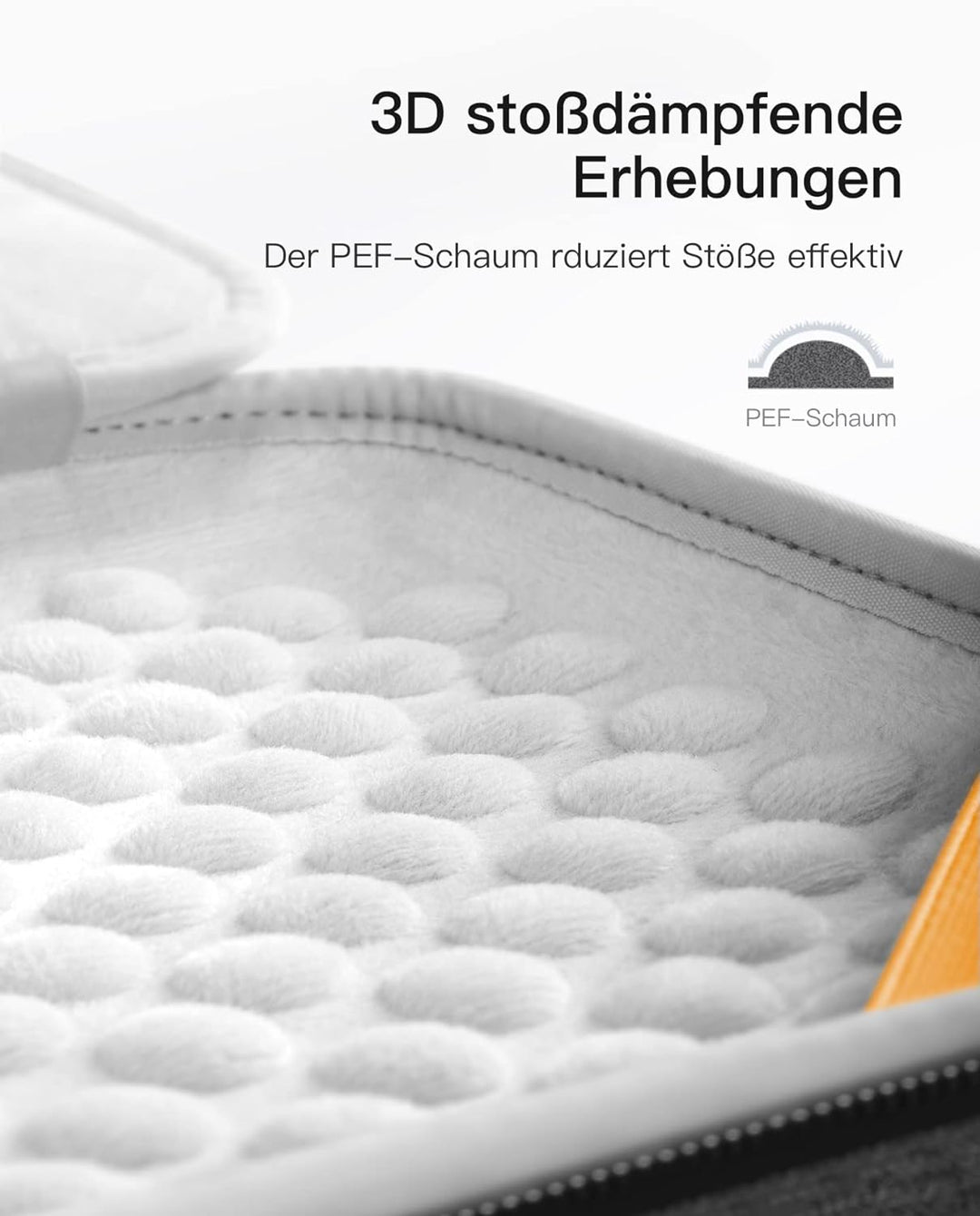 Inateck 12,9 Zoll Hartschalen-Tablet-Hülle Kompatibel mit 12,9 Zoll iPad Pro M2 2022, M1 2021, 12,9