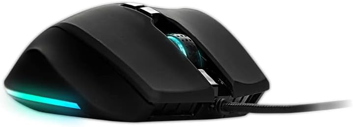 Newskill Gaming-Maus Habrok mit optischem Sensor (16000 DPI), seitlicher Sniper Taste und RGB-Beleuc