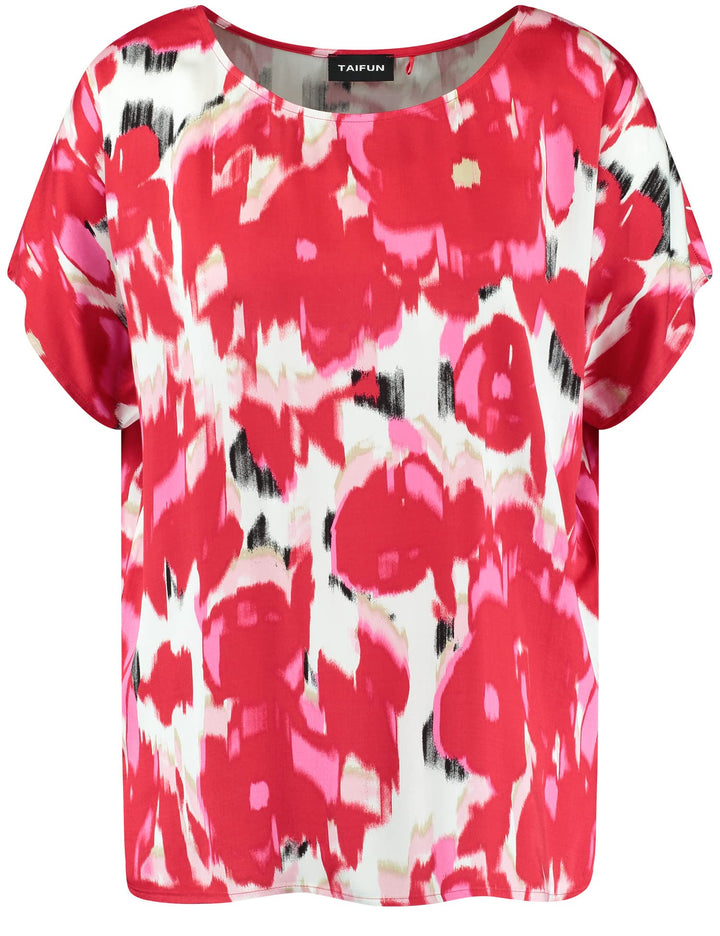 Taifun Damen Bluse 40 Rose Kiss Gemustert, 40 Rose Kiss Gemustert