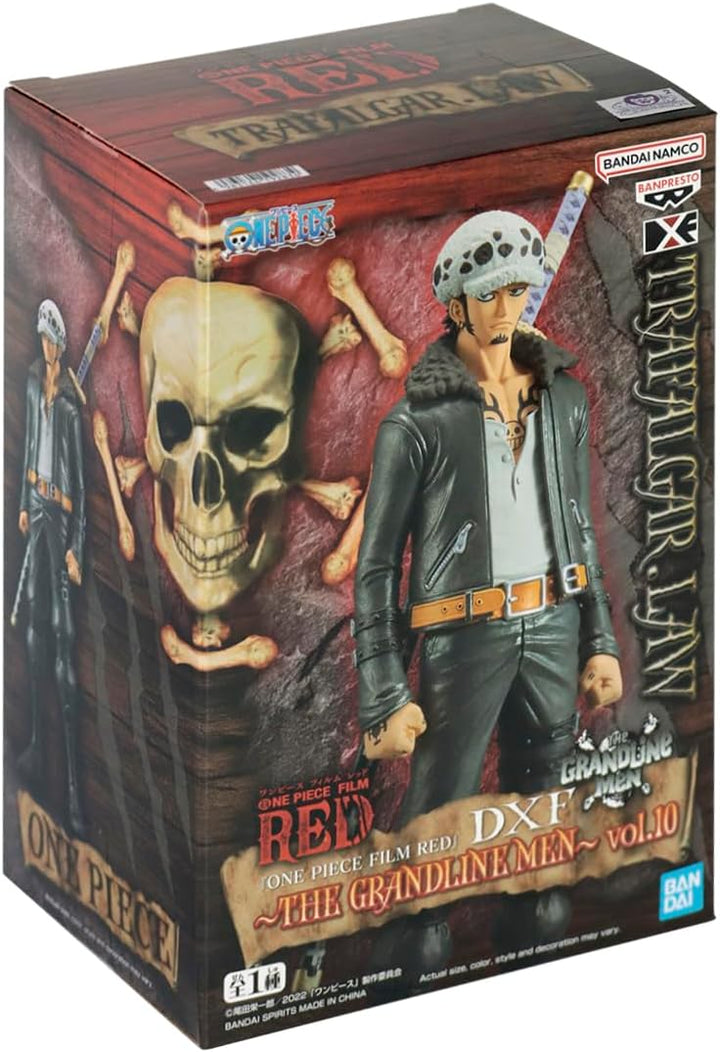 Banpresto - Trafalgar One Piece Film Red, Dxf The Grandline Men Volumen 10, 17 cm, BP19283, Mehrfarb