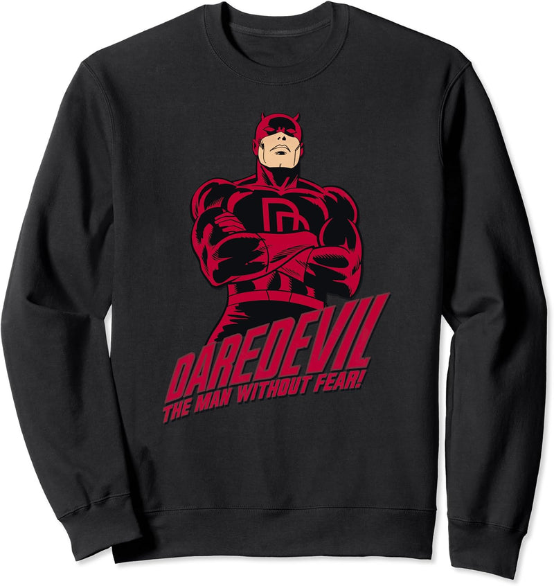 Marvel Daredevil The Man Without Fear Standing Comic Sweatshirt