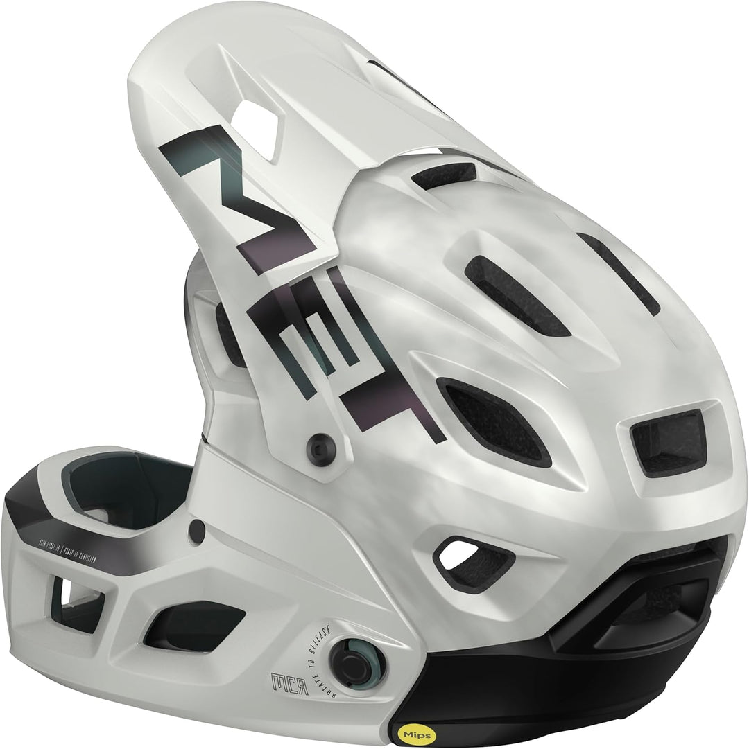 MET Parachute MCR MIPS Helm weiss, M