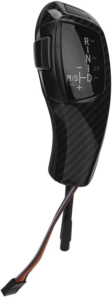 Dioche Schaltknauf, F30 Style Automatic Led Schaltknauf Nachrüstsatz für BMW E90 E92 E84 E89 Carbon
