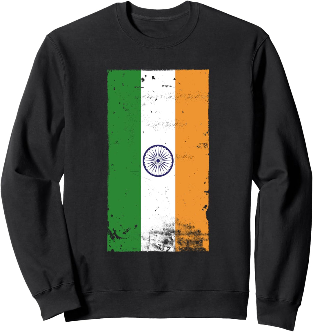 Indian Pride Travel Vacation India Flag Sweatshirt