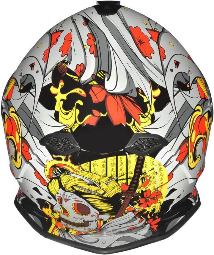 RT-824 Integralhelm Motorradhelm Kinderhelm Motorrad Integral Roller Helm rueger Red RYM M (57-58),
