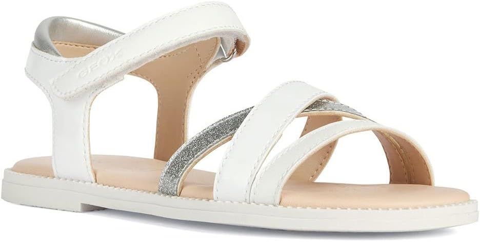 Geox Damen J Karly Girl Sandal 37 EU Weiss, 37 EU Weiss