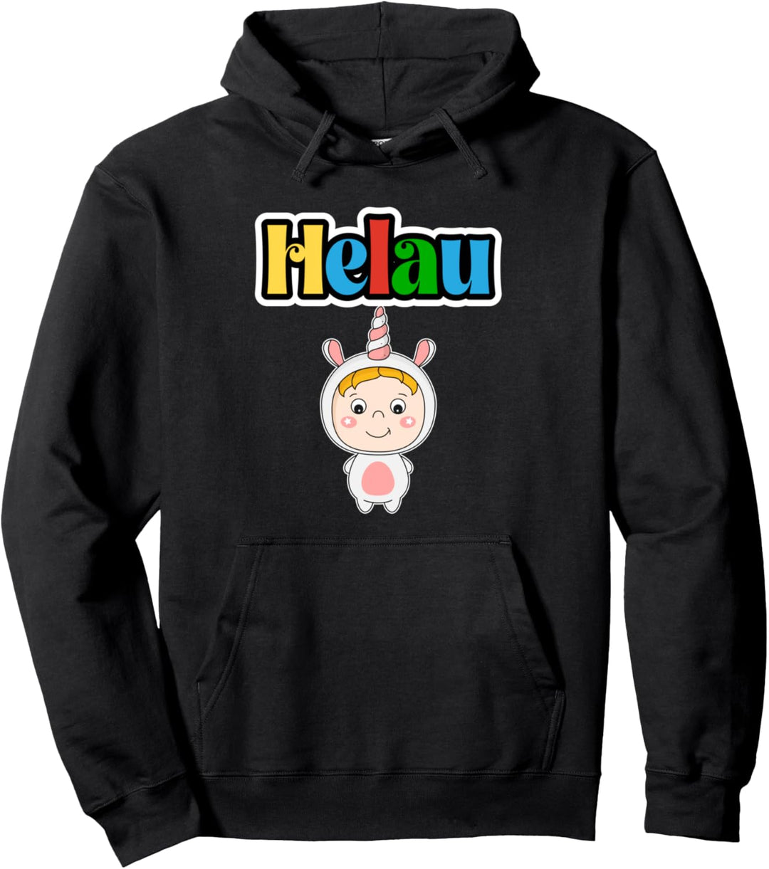 Süsses Karneval Tier, Meenz Helau, party Einhorn Pullover Hoodie