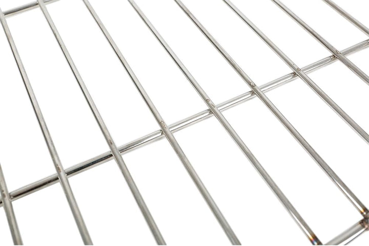 Grillrost Rund Ø 38cm, 11 Balken 3cm Abstand Edelstahl Grillroste BBQ Grill Zubehör für Rost, Grillg