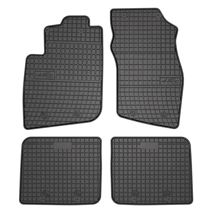 FROGUM EL Toro Gummimatten Ganzjähriges-Set von Autofussmatte Auto Fussmatten für Volvo S40 I 1995-2