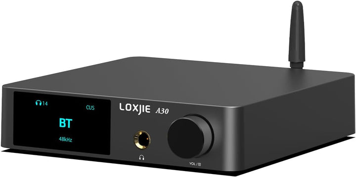 LOXJIE A30 Desktop Stereo HiFi Audio Leistungsverstärker-Kopfhörer-Verstärker,MA12070 Chip Class D A
