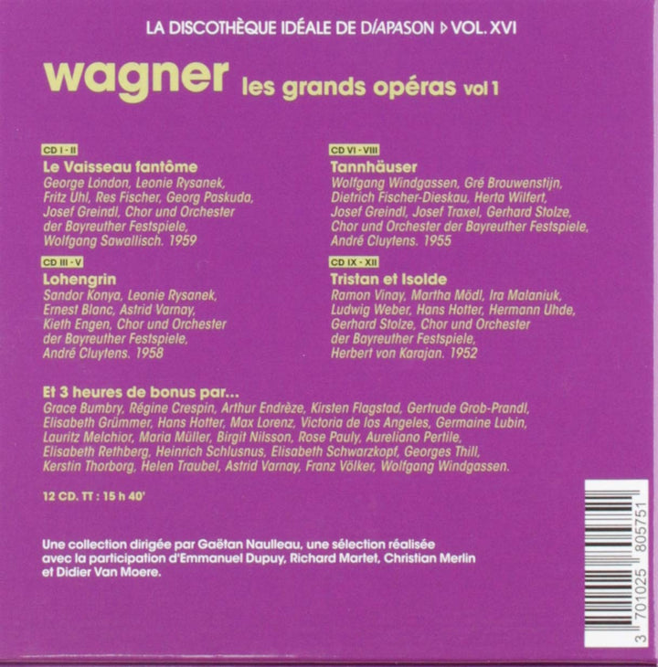 Discotheque Ideale de Diapason Vol 16/Grands Operas Vol 1, Audio-CD