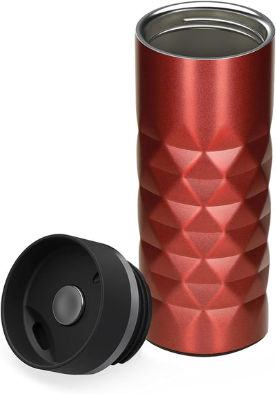 Edelstahl Thermobecher personalisiert – 100% auslaufsicherer & thermoisolierter Kaffeebecher – 450 m
