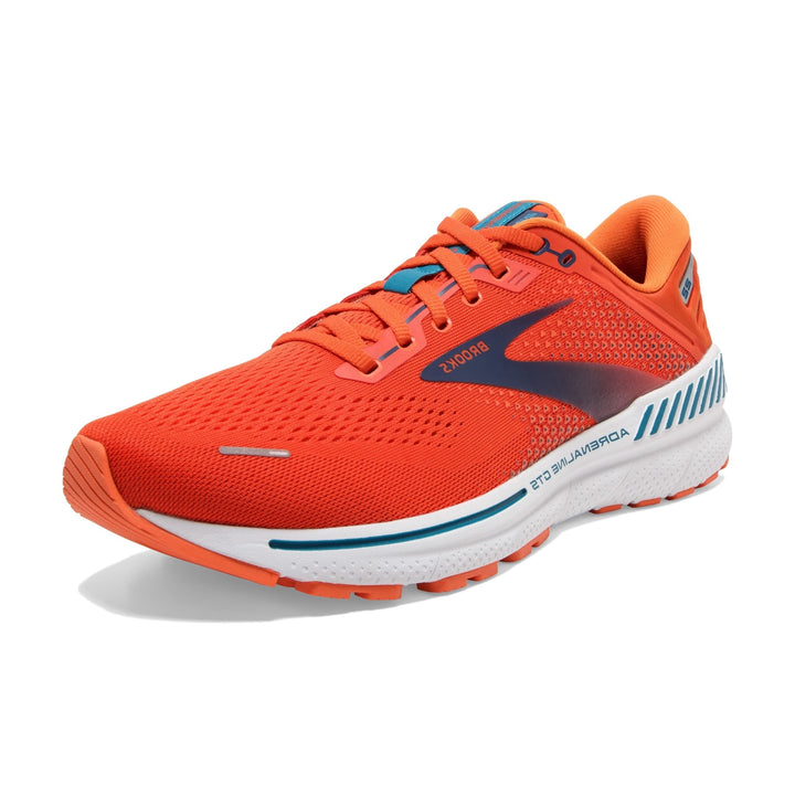 Brooks Herren Adrenaline Gts-22 Sneaker, Orange Black White