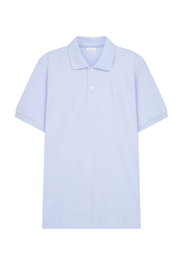 Seidensticker Herren Slim Fit-Poloshirt Kurzarm Polo Shirt XL Hellblau, XL Hellblau