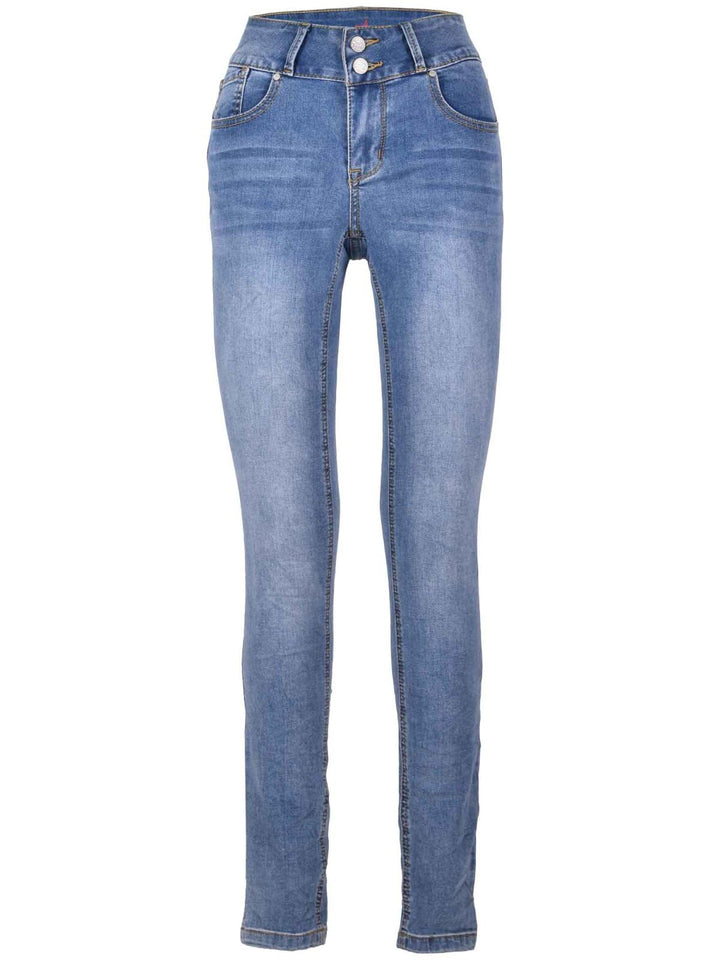 Buena Vista Damen Jeans Tummyless Stretch Denim (as3, Alpha, x_s, Regular, Regular, Light Stone)