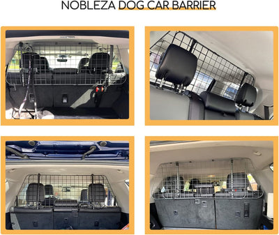 Nobleza - Autoschutzbügel für Hunde,Universal ausziehbarer Hund Hund Auto Separator Auto Barriere Si