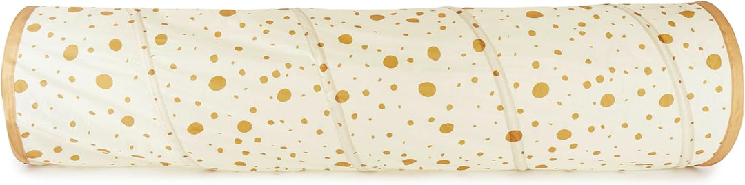 Bieco XXL Krabbeltunnel Dots ab 1 Jahr | 180 x 46 cm | Spieltunnel Kind und Baby | Farbenfroh | Tunn