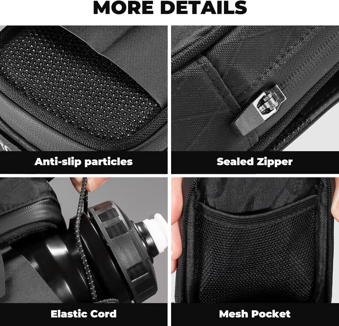 ROCKBROS Fahrrad Satteltaschen Fahrradsatteltasche mit Drehverschluss System, Wasserabweisend und Re
