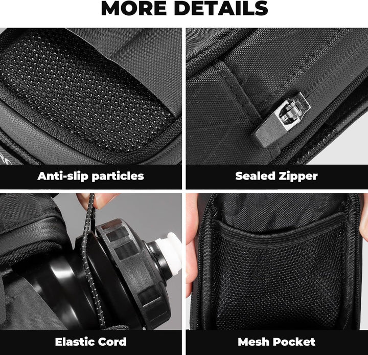 ROCKBROS Fahrrad Satteltaschen Fahrradsatteltasche mit Drehverschluss System, Wasserabweisend und Re