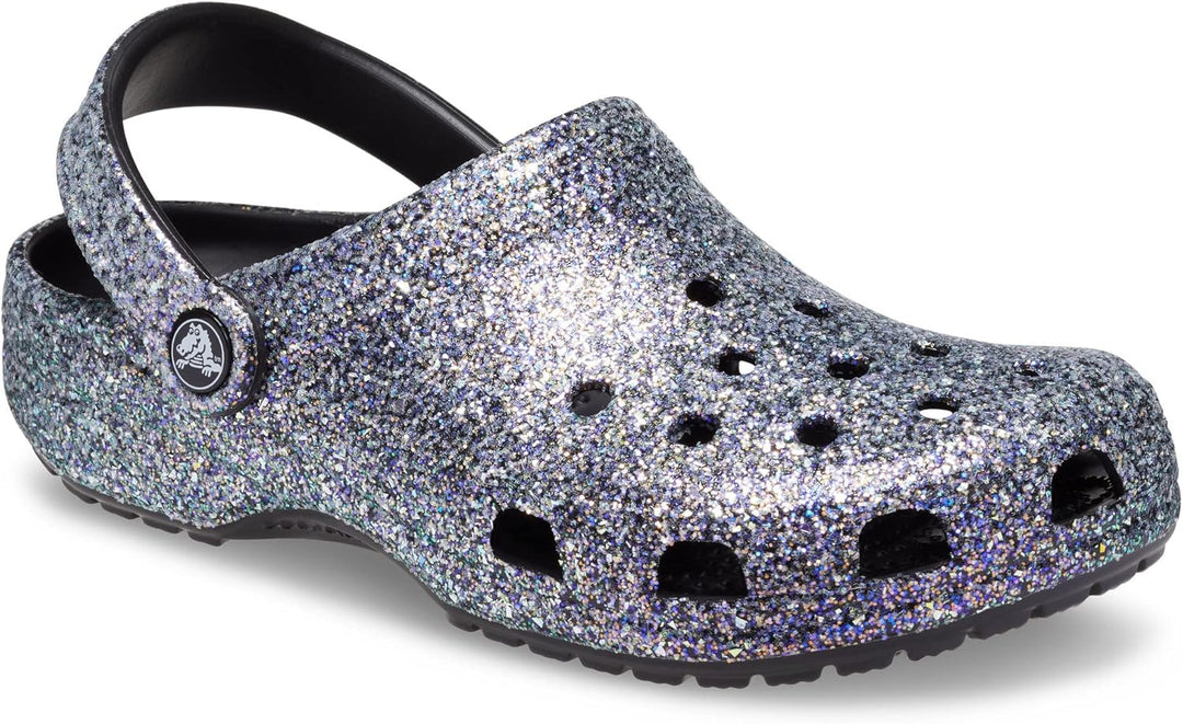Crocs Unisex Classic Marbled Clogs 47 EU Black Multi