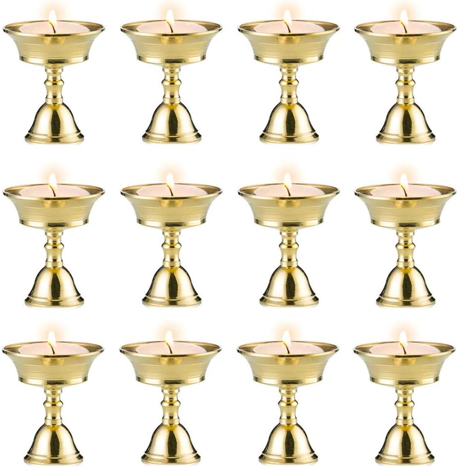 Sziqiqi Rotguss Butterlampenhalter, Multifunktionskerzenhalter, Gebetkerzenhalter, Utensilien zum An