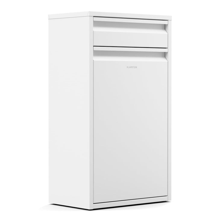 Klarstein Single-Compartment Mülleimer 50L - Edelstahl Abfalleimer Küche Mit Schublade, Wandmontage