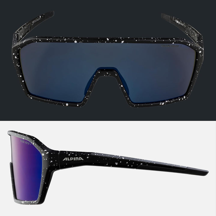 ALPINA RAM Q-LITE - Verspiegelte, Kontrastverstärkende & Beschlagfreie Sport- & Fahrradbrille Mit 10