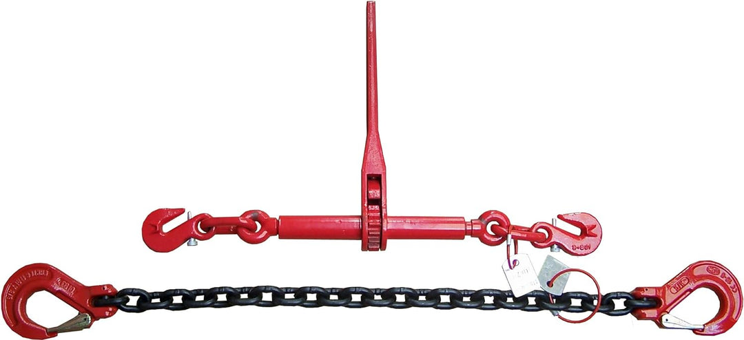 SHZ Zurrkette Spannkette Ratschenspanner 2-teilig zweiteilig 10mm 6300 daN 63kN 6300kg (ZK2-10) (2,0