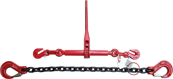 SHZ Zurrkette Spannkette Ratschenspanner 2-teilig zweiteilig 10mm 6300 daN 63kN 6300kg (ZK2-10) (2,0