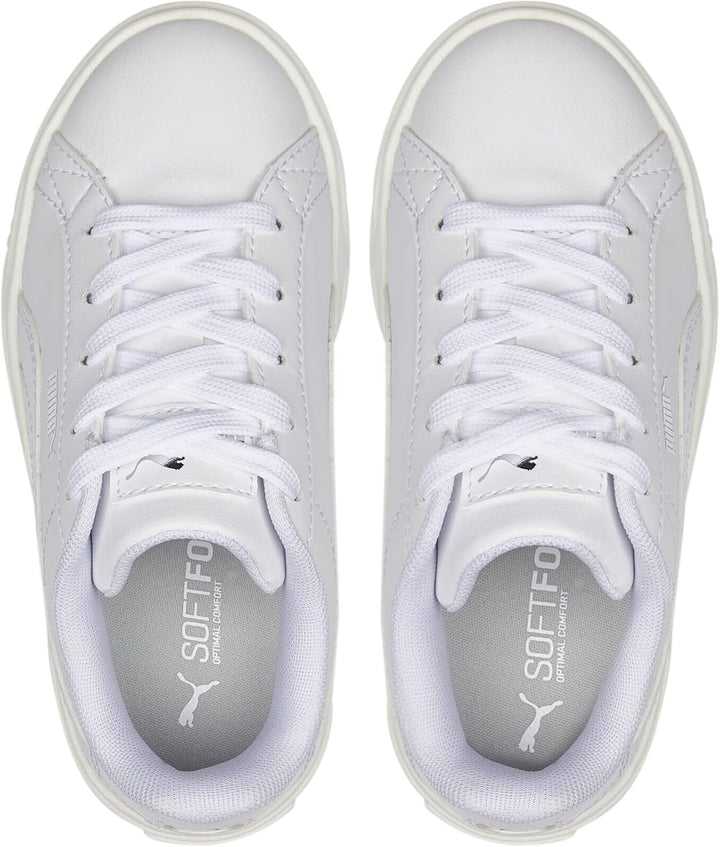 PUMA Unisex Kinder Karmen L Ps Tennisschuhe 34 EU Weiss, 34 EU Weiss