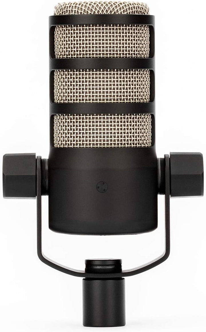 Rode Podmic professionelles Podcast-Mikrofon + keepdrum MS138 Mikrofonarm Tisch-Stativ PodMic Schwar