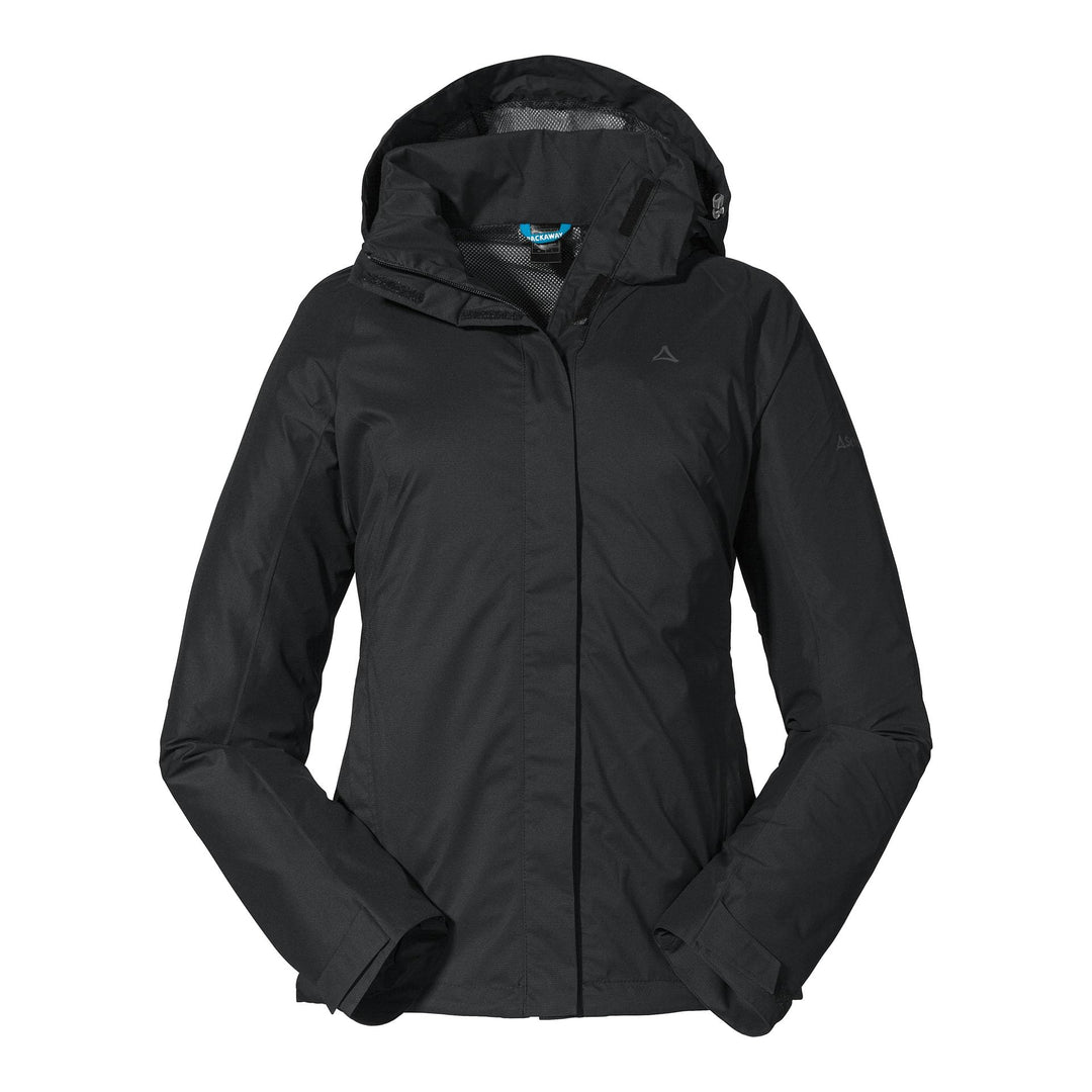 Schöffel Damen Jacket Easy L4, wasser- und winddichte Damen Jacke für jedes Wetter, leichte und flex