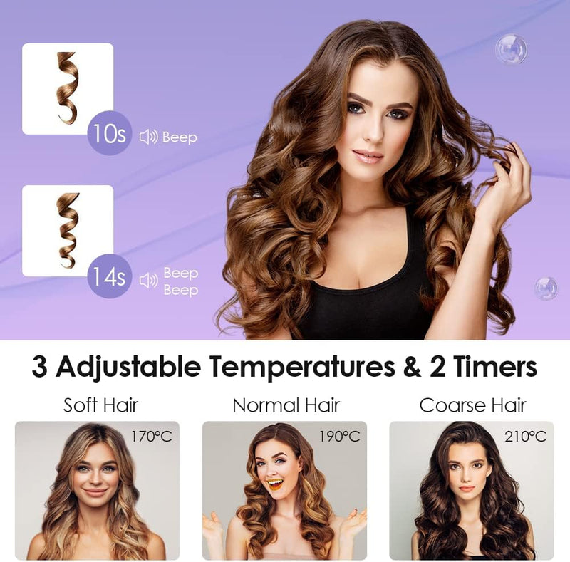 Lockenstab Automatisch,Faszin Lockenstab Grosse Locken,automatischer lockenstab 32mm,hair curler mit