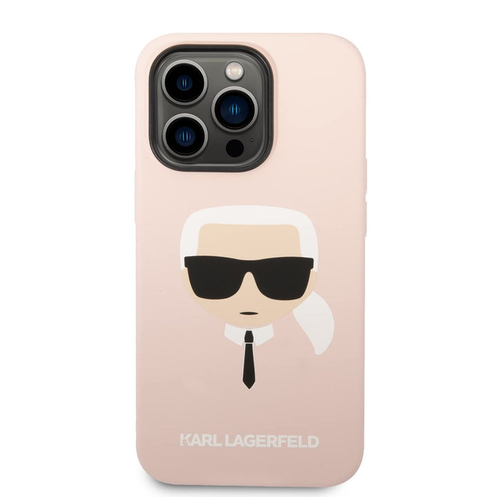 KARL LAGERFELD KLHCP14XSLKHLP Hülle für iPhone 14 Pro Max 6,7" hardcase Rosa SIL