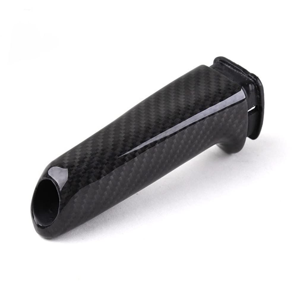 Baceyong Universal Car Handbremsgriffe Abdeckung, Innenausstattung des Kohlefasergriffs Hebel für B