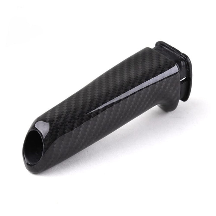 Baceyong Universal Car Handbremsgriffe Abdeckung, Innenausstattung des Kohlefasergriffs Hebel für B
