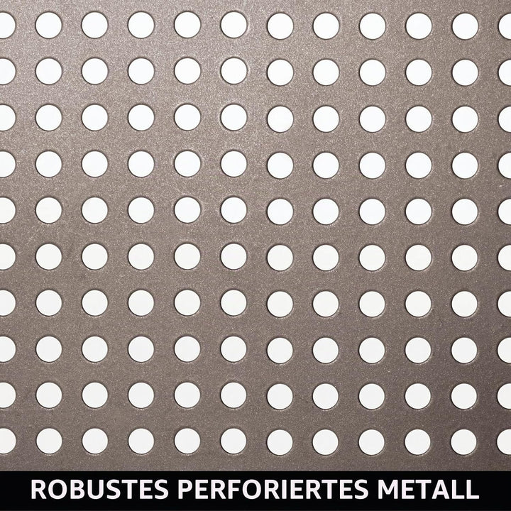 mDesign 2er-Set Geschirrablage für die Küche – freistehendes Tellerregal aus Metall – grosses Küchen