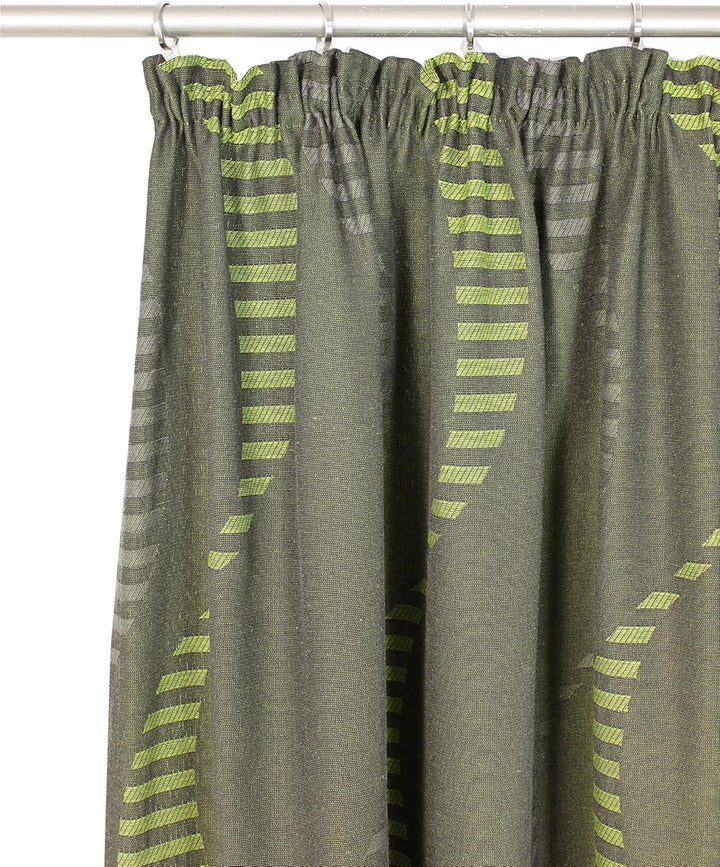 Wirth Fertigschal Lupara mit Kräuselband, Polyester, Grün, 245 x 132 cm Grün 245 x 132 cm, Grün 245