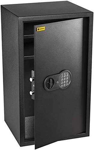 Homesafe HV70E Tresor Safe mit Schlüssel Elektronischem Möbeltresor, Dokumententresor, Elektronische