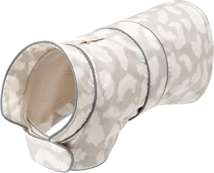 Larkson Hundemantel Beige Leo - Jonte - Regenmantel für Kleine &amp; Mittelgrosse Hunde - 10000 mm Wasse