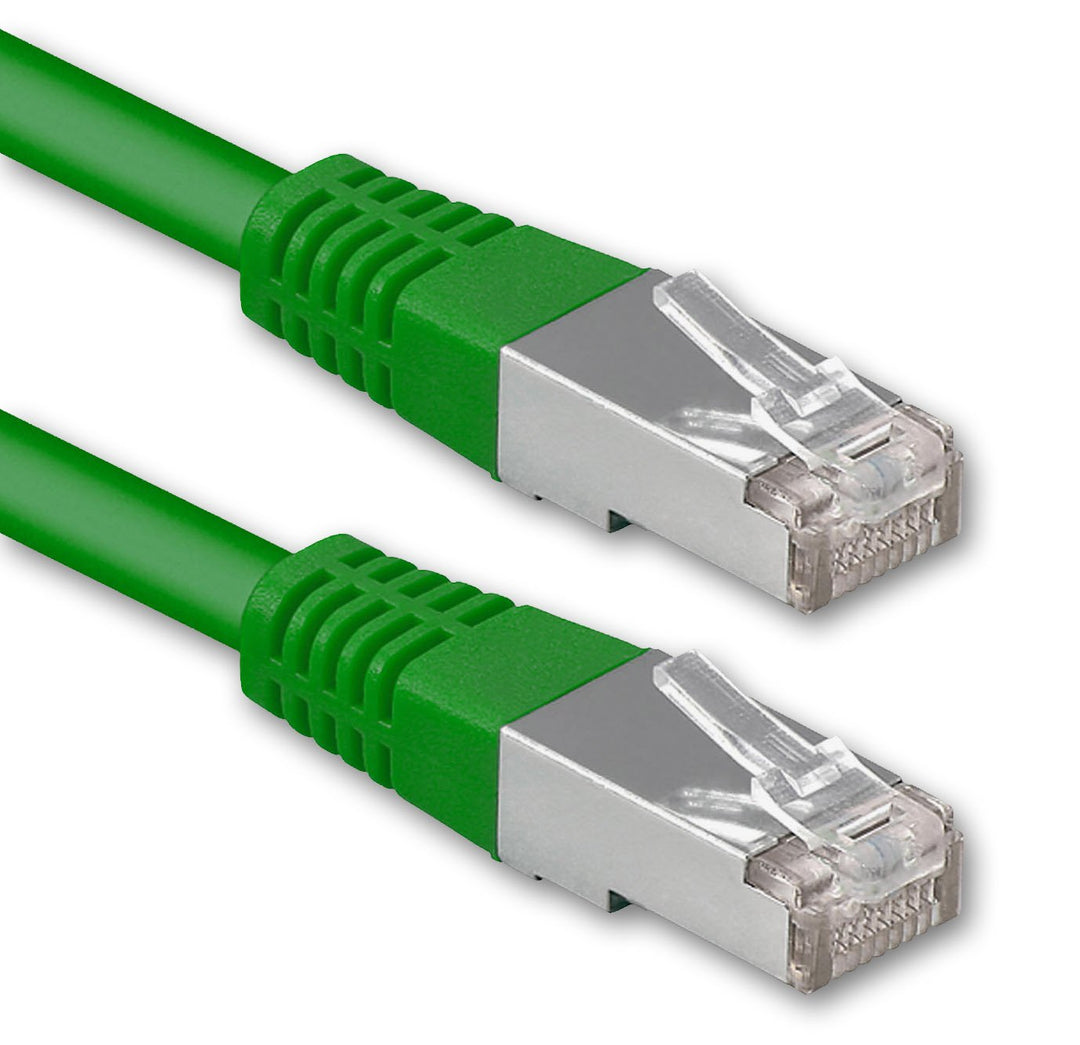 1aTTack.de 30m grün - 1 Stück Cat.6 Patchkabel Netzwerkkabel CAT6 S-FTP Gigabit Lan PIMF CAT 6 Kupfe