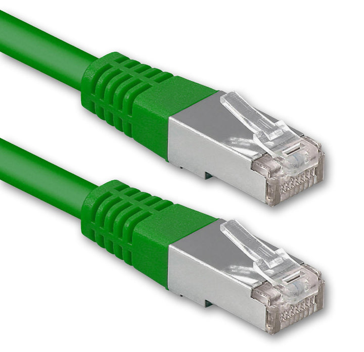 1aTTack.de 30m grün - 1 Stück Cat.6 Patchkabel Netzwerkkabel CAT6 S-FTP Gigabit Lan PIMF CAT 6 Kupfe